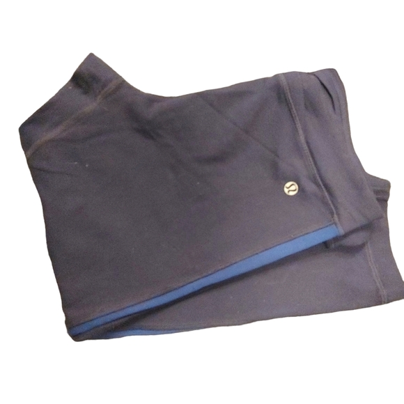 LULULEMON ATHLETICA - Grey & Blue Leggings Tights Size 4 - Picture 4 of 4